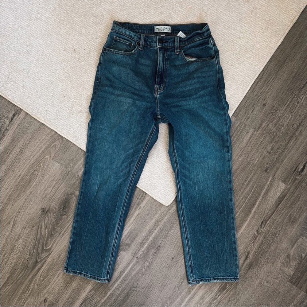 Abercrombie Ankle Straight Ultra High Rise Curve Love 6s